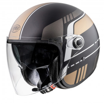 Casque Jet Premier Vangarde BL19 BM Casque Jet Premier Vangarde BL19 BM