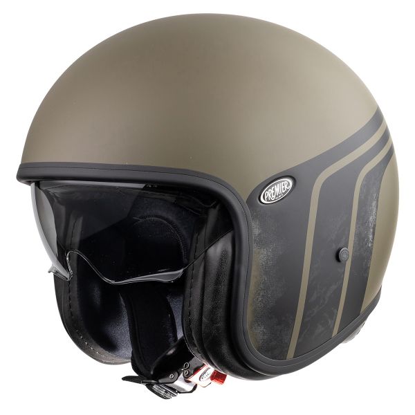 Casque Jet Premier Vintage BTR Military Green BM