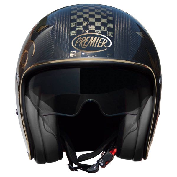 Casque Premier Vintage Carbon NX Gold Chromed
