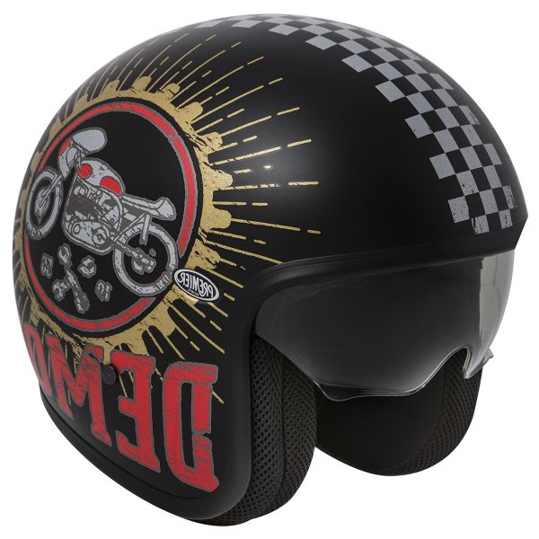 Casque Jet Premier Vintage Noir Mat SD9BM