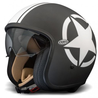 Casque Jet Premier Vintage Star 9BM Casque Jet Premier Vintage Star 9BM