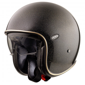 Casque Jet Premier Vintage U9 Glitter Gold
