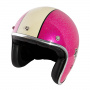 Casque Jet Torx Wyatt Famous Glitter Rose