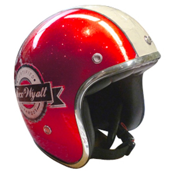 Casque Torx Wyatt Famous Glitter Rouge Au Meilleur Prix Icasquecom
