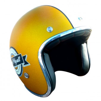Casque Jet Torx Wyatt Famous Matt Glitter Jaune Casque Jet Torx Wyatt Famous Matt Glitter Jaune