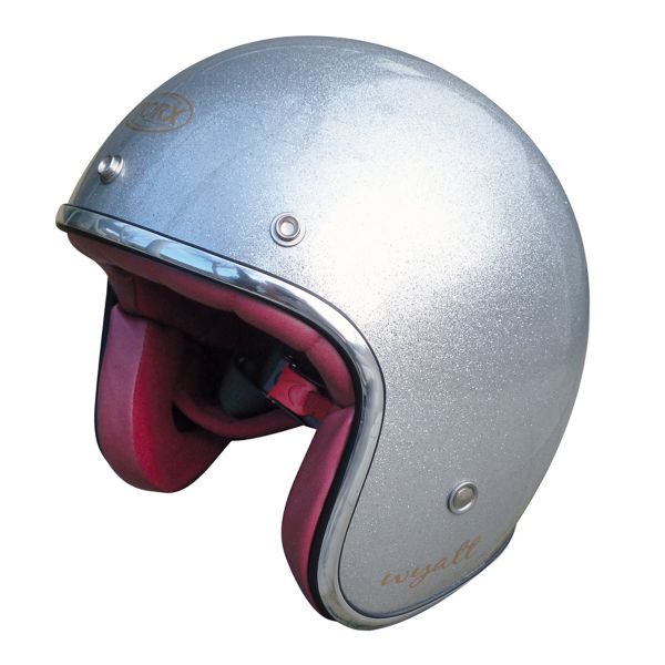 Casque Jet Torx Wyatt Glitter Silver