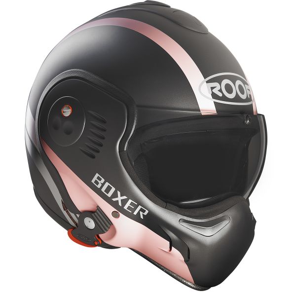 Casque Modulable Roof Boxer V8 Manga Graphite Mat Rose
