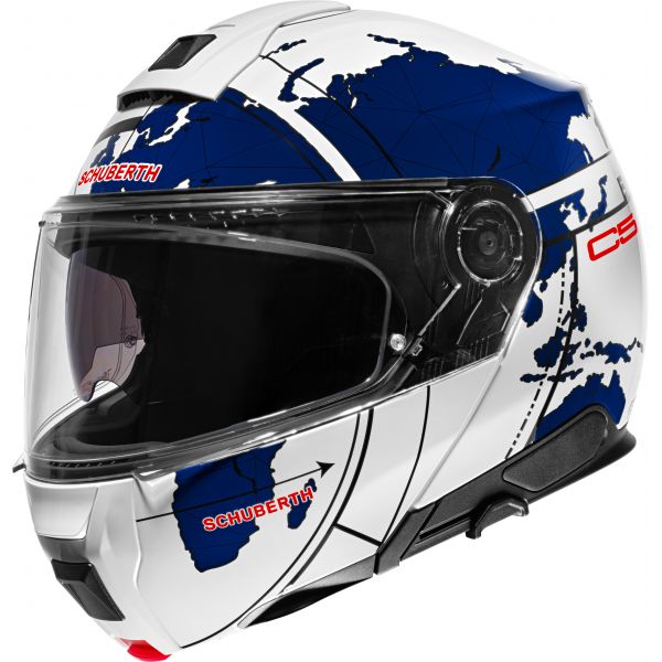 Casque Modulable Schuberth C5 Globe Blue