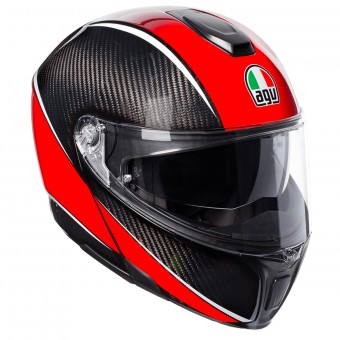 Casque Modulable AGV Sportmodular Aero Carbon Red Casque Modulable AGV Sportmodular Aero Carbon Red