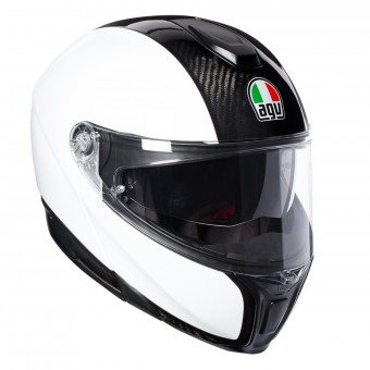 Casque Modulable AGV Sportmodular Carbon White Casque Modulable AGV Sportmodular Carbon White