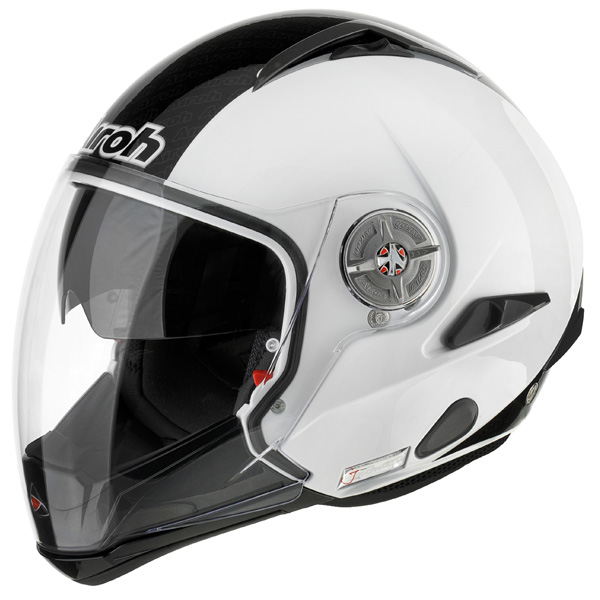 Casque Modulable Airoh J-105 Blanc Noir J105BLN