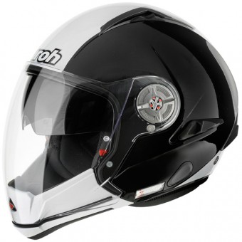 Casque Transformable Airoh J-105 Noir Blanc J105NBL