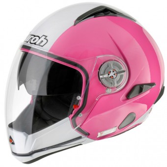 Casque Modulable Airoh J-105 Rose Blanc J105ROBL