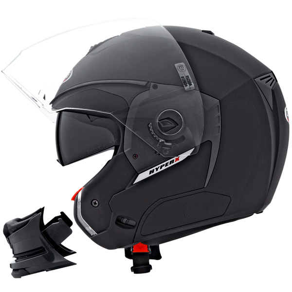 casque transformable noir mat