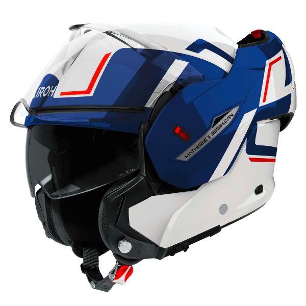 Casque Modulable Airoh Mathisse II Genius Blue Red Gloss