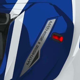 Airoh Mathisse II Genius Blue Red Gloss
