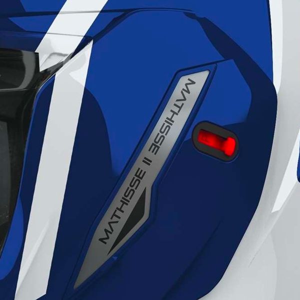 Airoh Mathisse II Genius Blue Red Gloss