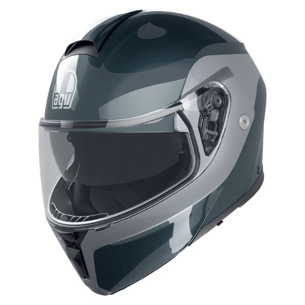 Casque Modulable AGV Streetmodular Levico Grey Silver Casque Modulable AGV Streetmodular Levico Grey Silver