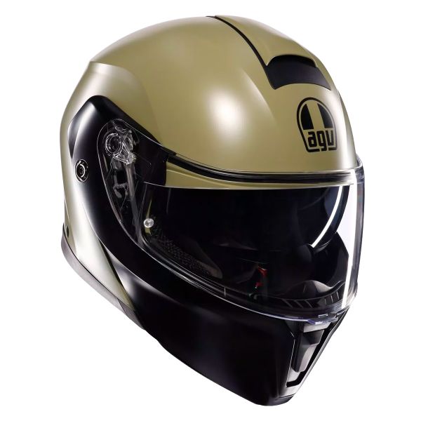 Casque Modulable AGV Streetmodular Matt Pastel Green Black