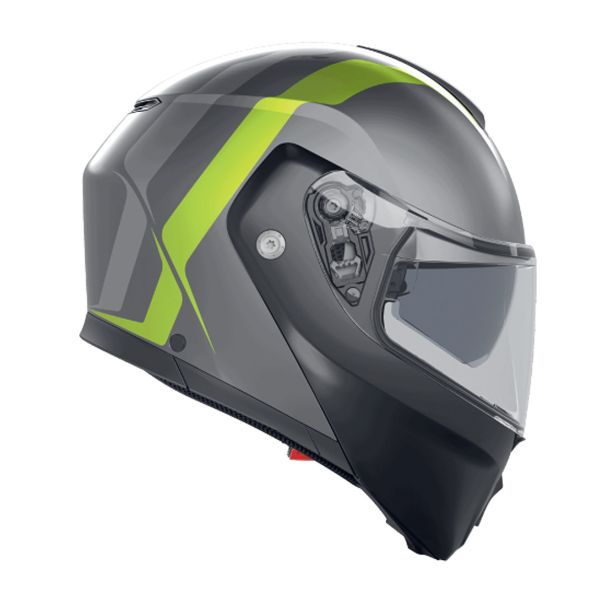 AGV Streetmodular Resia Matt Grey Black Yellow Fluo