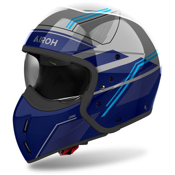 Casque Transformable Airoh J 110 Slim Blue Casque Transformable Airoh J 110 Slim Blue