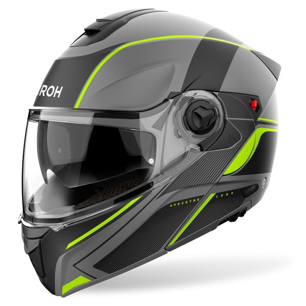 Casque Modulable Airoh Specktre Leaf Yellow Matt Casque Modulable Airoh Specktre Leaf Yellow Matt