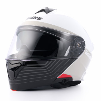 Casque Modulable Blauer Noah Glossy White Grey