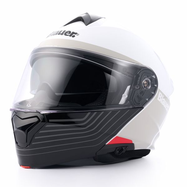 Casque Modulable Blauer Noah Glossy White Grey