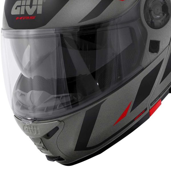 Givi X.21 Evo F Number Matt Titanium Black Red