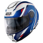 Casque Modulable Givi X26 Square Metal White Blue Red