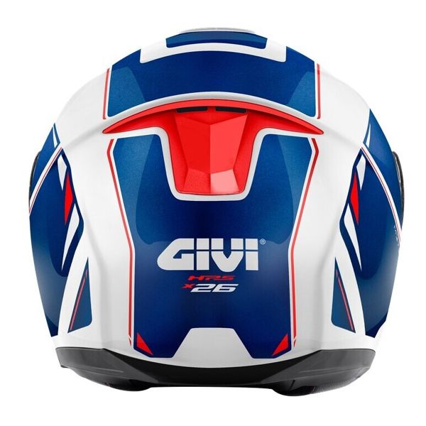 Givi X26 Square Metal White Blue Red