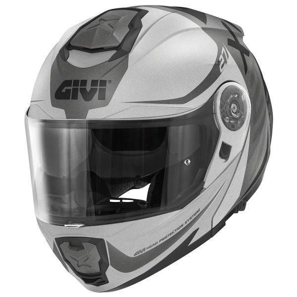 Casque Modulable Givi X27 Dimension Matt Black Titanium Silver