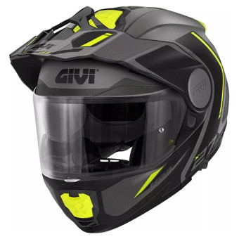 Casque Modulable Givi X27 Tourer Graphic Matt Titanium Yellow