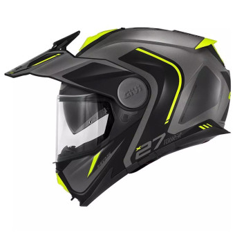 Givi X27 Tourer Graphic Matt Titanium Yellow