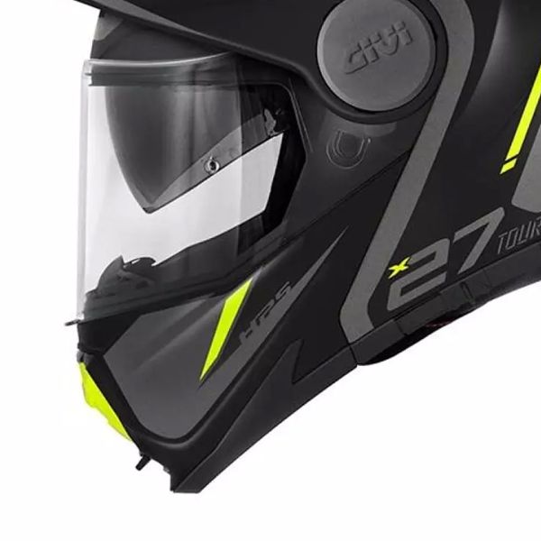 Givi X27 Tourer Graphic Matt Titanium Yellow
