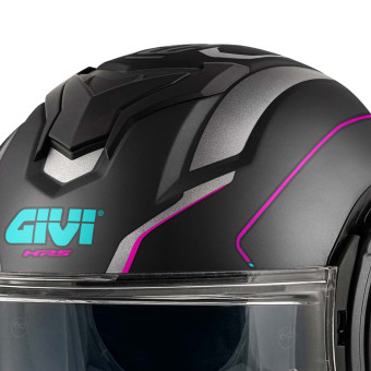 Givi X36 Fiber Pulse Matt Black Silver Fuchsia