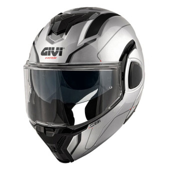 Casque Modulable Givi X36 Fiber Pulse Silver Black Grey Casque Modulable Givi X36 Fiber Pulse Silver Black Grey