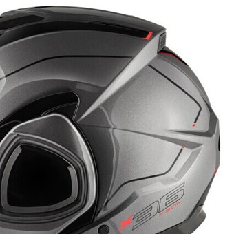 Givi X36 Fiber Pulse Titanium Black Red