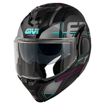 Casque Modulable Givi X36 Vertigo Black Fuchsia Casque Modulable Givi X36 Vertigo Black Fuchsia