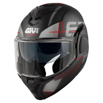Casque Modulable Givi X36 Vertigo Matt Black Red Casque Modulable Givi X36 Vertigo Matt Black Red