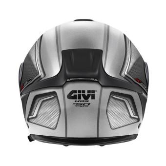 Givi X50 Fiber Hologram Silver Black Metal Titanium Red