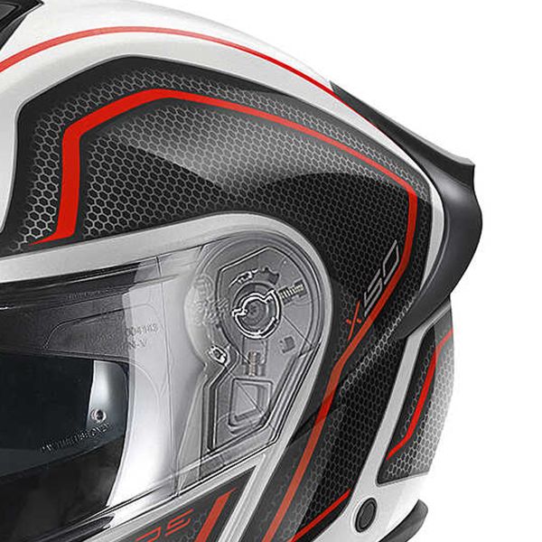 Givi X50 Fiber Hologram White Black Red