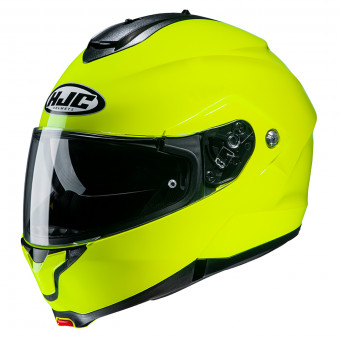 Casque Modulable HJC C91 Fluo Green Casque Modulable HJC C91 Fluo Green