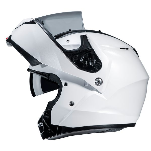 Pack Casque   Kit bluetooth et intercom : HJC C91 Pearl White   Kit ...