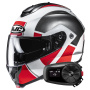 Casque Modulable HJC C91N Jyn MC1 + Kit Bluetooth 5S Solo