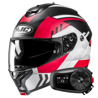 Casque Modulable HJC C91N Kaon MC1SF + Kit Bluetooth 5S Solo