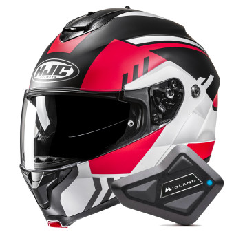 Casque Modulable HJC C91N Kaon MC1SF + Kit Bluetooth BT Mini