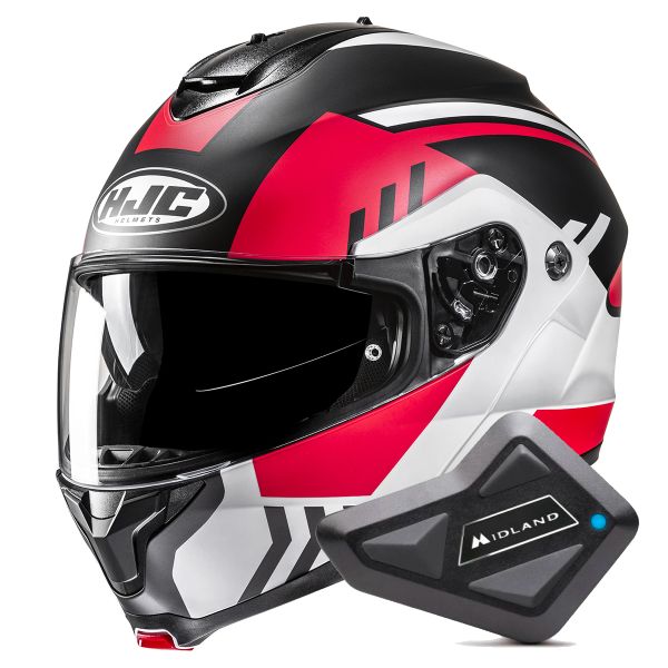 Casque Modulable HJC C91N Kaon MC1SF + Kit Bluetooth BT Mini Casque Modulable HJC C91N Kaon MC1SF + Kit Bluetooth BT Mini