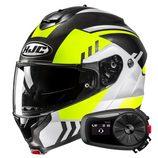 Casque Modulable HJC C91N Kaon MC3H + Kit Bluetooth 5S Solo