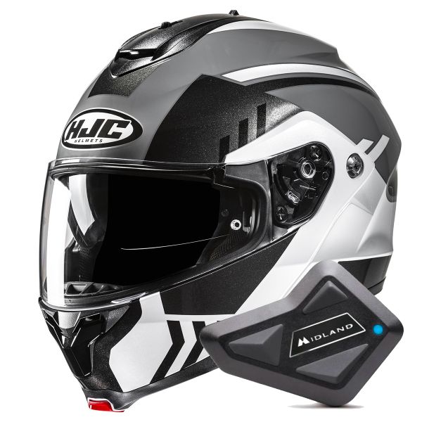 Casque Modulable HJC C91N Kaon MC5 + Kit Bluetooth BT Mini Casque Modulable HJC C91N Kaon MC5 + Kit Bluetooth BT Mini